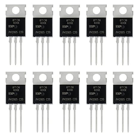 BT136 600 V 4A Triac TO-220 (Pack of 10)