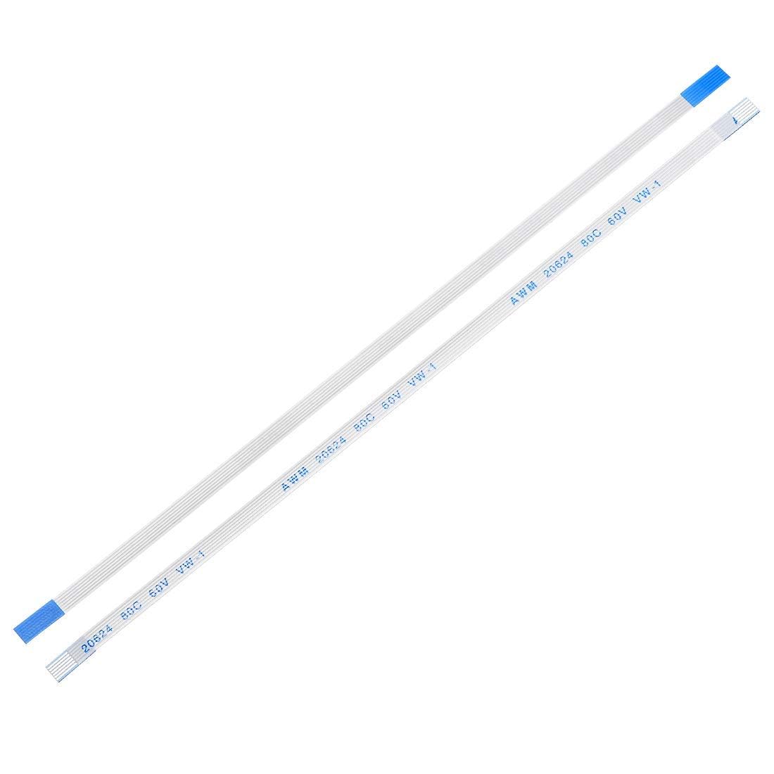 0.5mm Pitch FPC Ribbon Flexible Flat Cable 100mm 6 pin A-Type