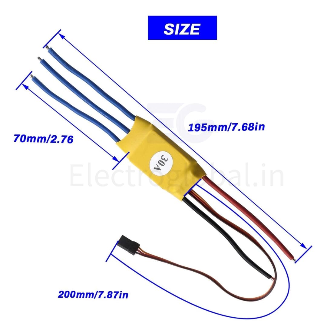 Brushless Motor Speed Controller | High-Speed 30A ESC