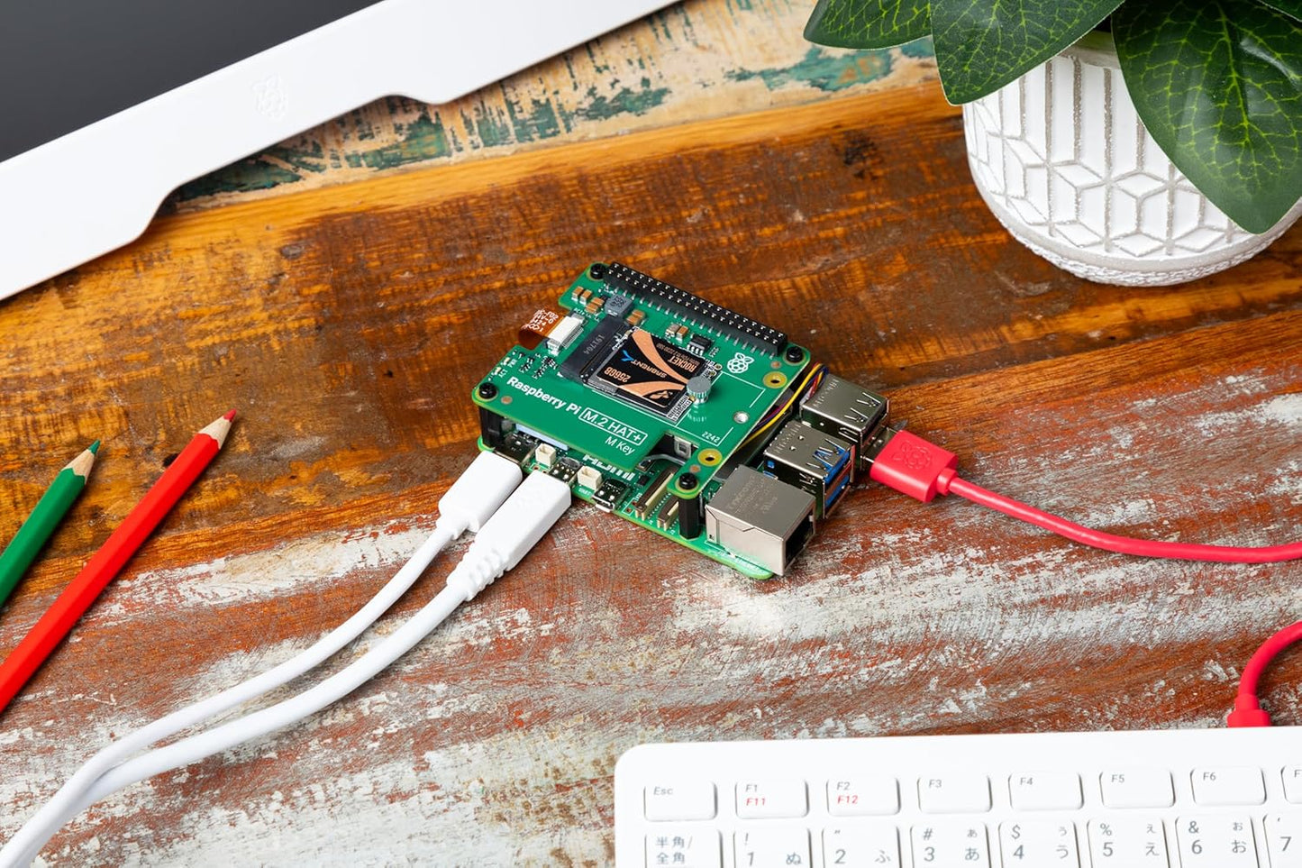 Raspberry Pi M.2 HAT+ for Raspberry Pi 5 (RPI-MD2-HATP), SC1166