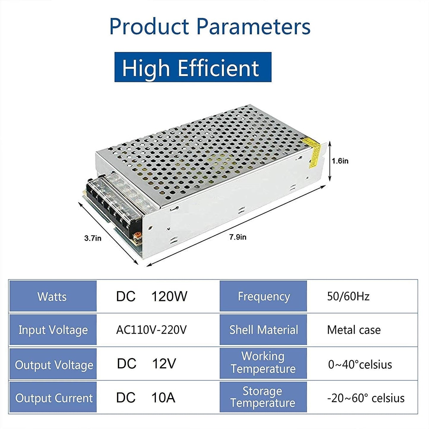 12V 10A Power Supply