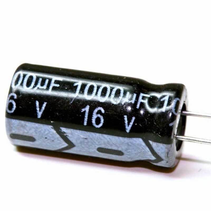 1000 uF 16V Capacitor (Pack of 1)