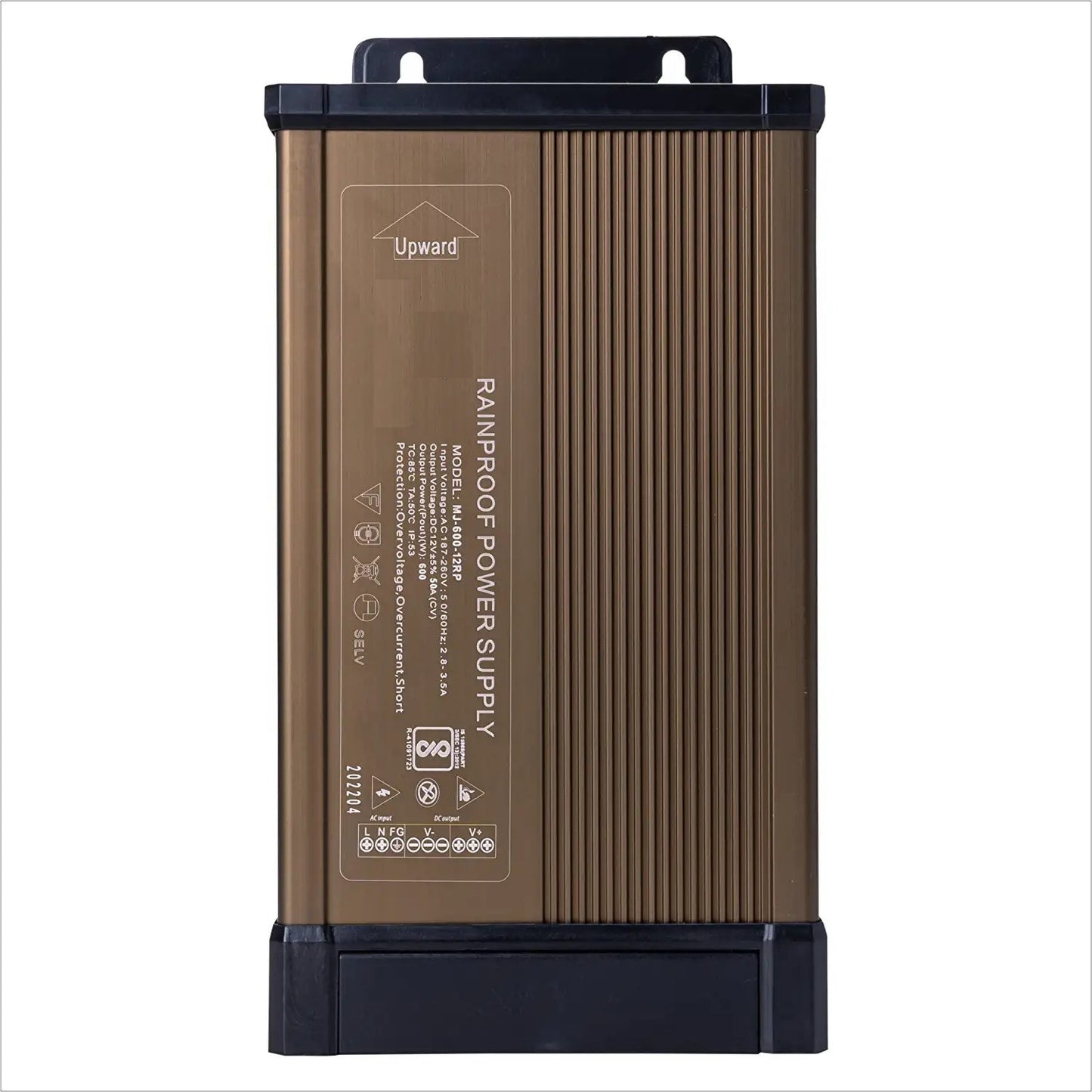 12V 50A Rainproof Power Supply