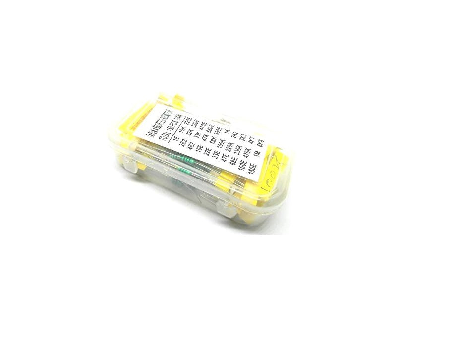 Resistor box 150 pcs 1/4w (30 values)