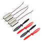 4 Pieces Dc 3.7V 816 8X16Mm Micro Coreless Motor With Propeller High-Speed Mini Drones 50000+ RPM(4 Motors / 4 Propellers).