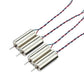 4 Pieces Dc 3.7V 816 8X16Mm Micro Coreless Motor With Propeller High-Speed Mini Drones 50000+ RPM(4 Motors / 4 Propellers).