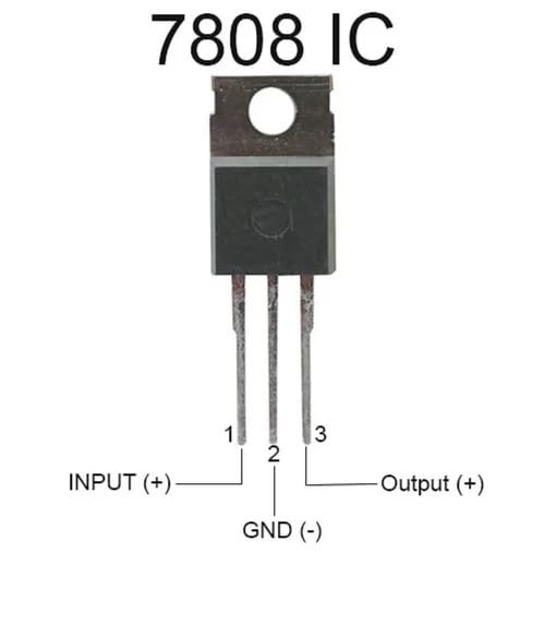 7808 Voltage Regulator Pack of 10