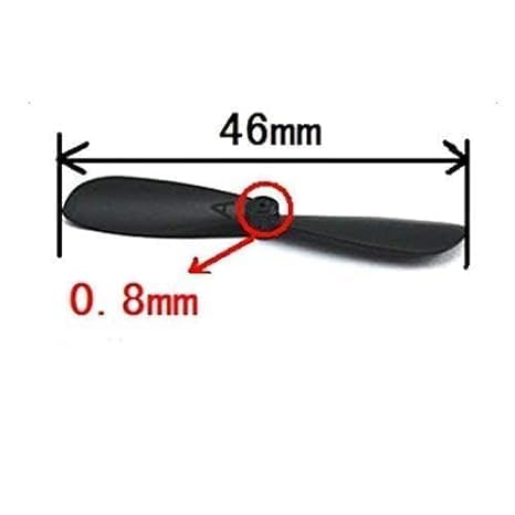 DC 3.7V 716 7x16mm Micro Coreless Motor with Propeller High-Speed Mini Drones (4 Motors + 4 Propellers)