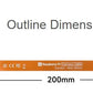 Official CSI FPC Flexible Cable Compatible with Raspberry Pi 5, 200MM/20CM, 22Pin to 15Pin, Suitable for CSI Camera Modules