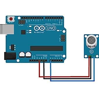 MQ-135 Air Quality and Hazardous Gas Detection Sensor Alarm Module