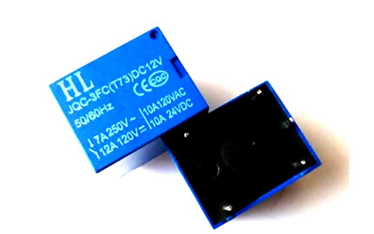 12 V DC POWER RELAY 7A / 250 V SUGAR CUBE PACK OF 1