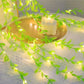 Artificial Leaf Curtain Lights for Home, Wedding, Party, Diwali, Christmas & Festival Decoration