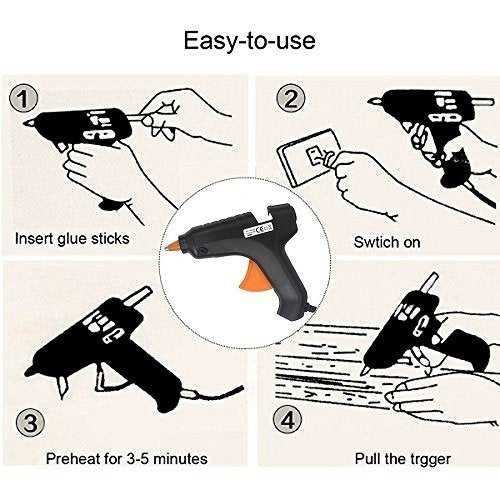 40 Watt Hot Melt Corded Electric Glue Gun