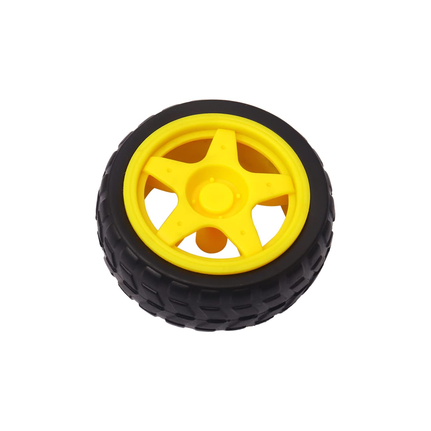 65 MM GEAR MOTOR TYRE/WHEEL, TYRE FOR TOY CAR, BO MOTOR, DC GEAR MOTOR TYRE, RUBBER TYRE