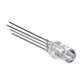 RGB CLEAR LED 4PIN Light Emitting Diodes Round through hole - (5MM COMMON ANODE) 10PCS