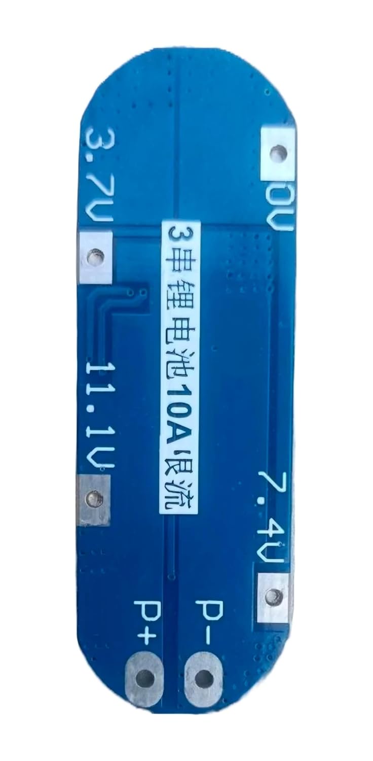 10A BMS Protection Board Overcharge, Overdischarge, Overcurrent & Short Circuit Protection"