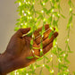 Artificial Leaf Curtain Lights for Home, Wedding, Party, Diwali, Christmas & Festival Decoration