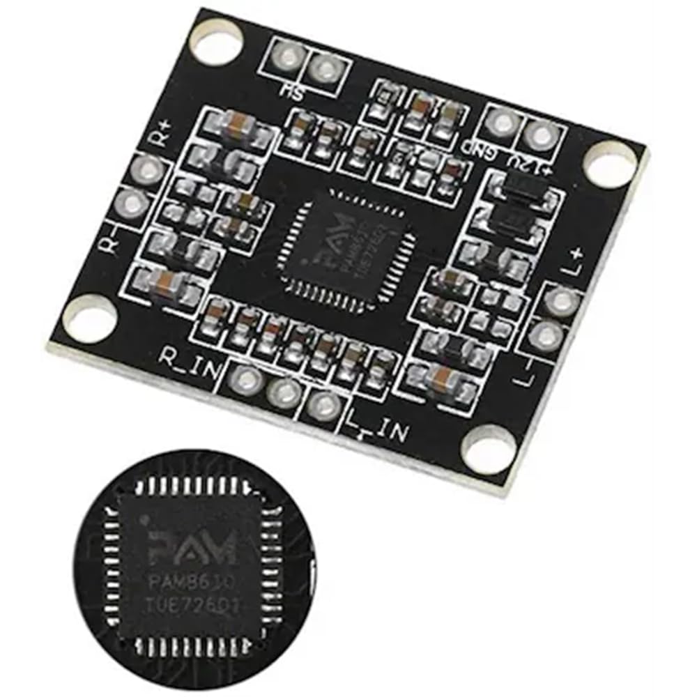 PAM8610 Digital Amplifier Board – 2x15W Stereo Class D Audio Module with Low Distortion & High Efficiency