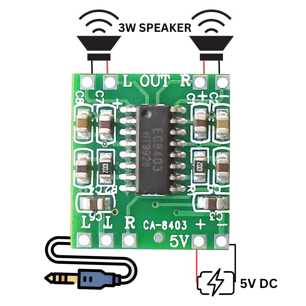 PAM8403 Super Mini Digital Amplifier Board