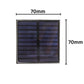 70x70 solar pannel 6v 100mah Mini Solar Panel for DIY Projects