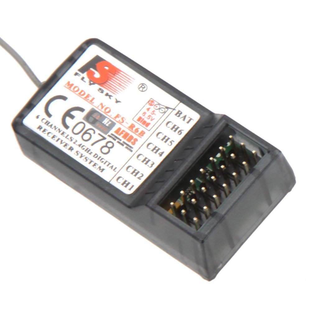 FS-R6B FlySky 2.4Ghz 6CH Receiver for RC FS-CT6B TH9x