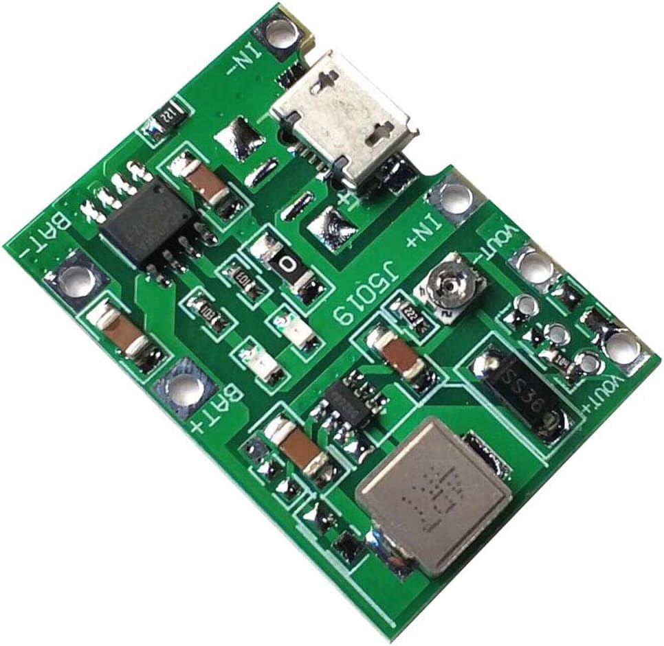 3.7V to 9V 5V 2A Multimeter Modified 18650 Lithium Battery Charge Boost and Discharge Integrated Adjustable Module(Type C)