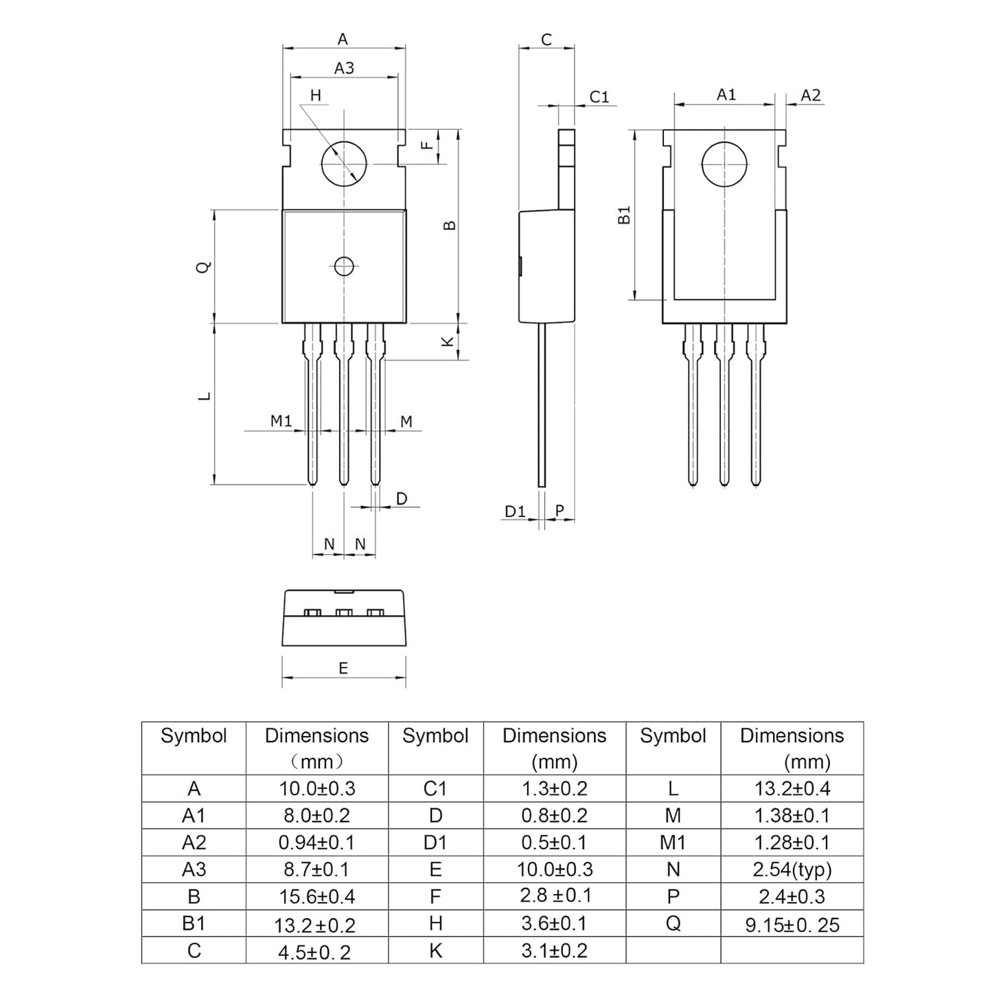 IRF540N MOSFET Transistors 33A 100V Pack of 5