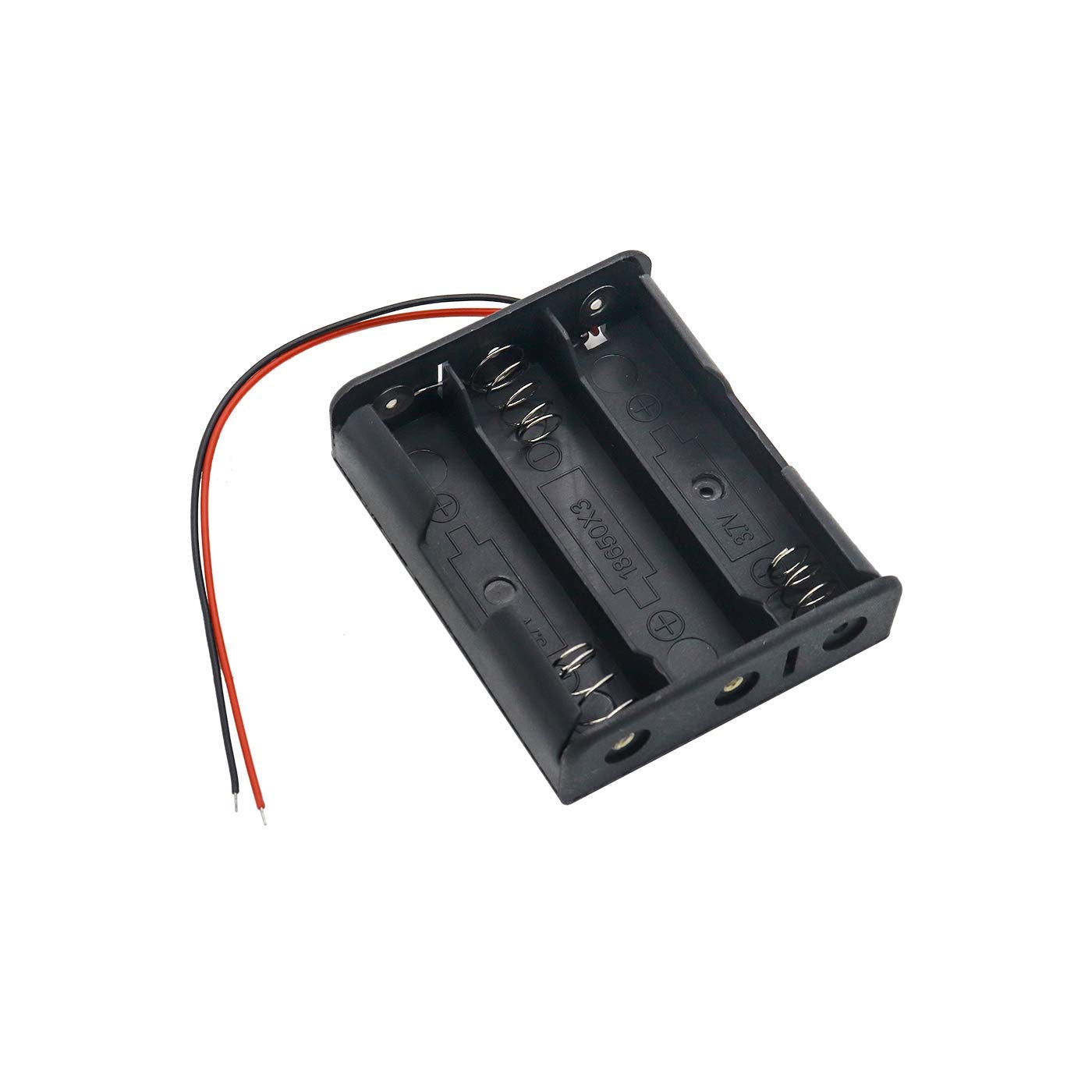 3 cell battery holder case with wire