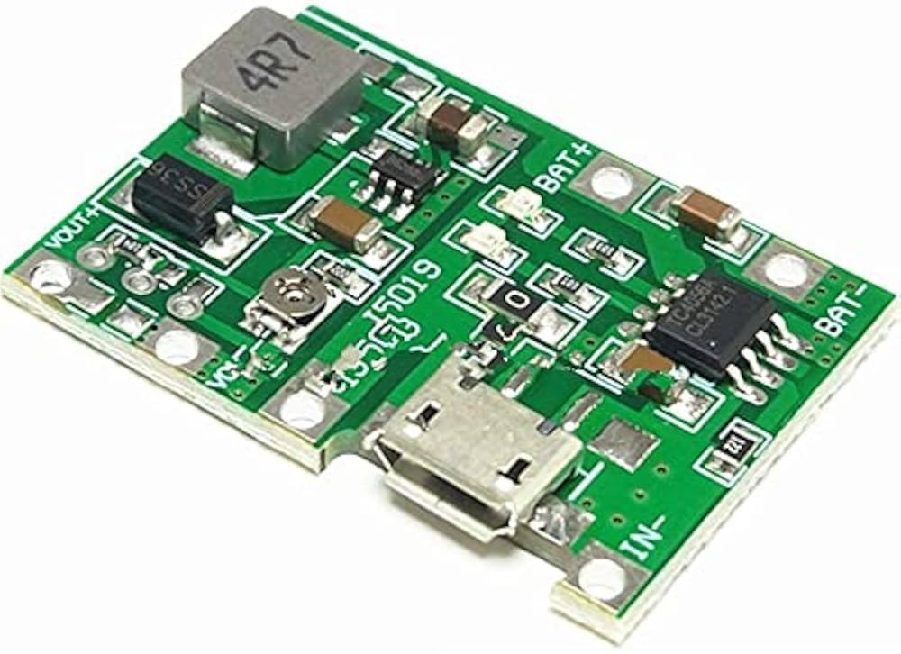 3.7V to 9V 5V 2A Multimeter Modified 18650 Lithium Battery Charge Boost and Discharge Integrated Adjustable Module(Type C)