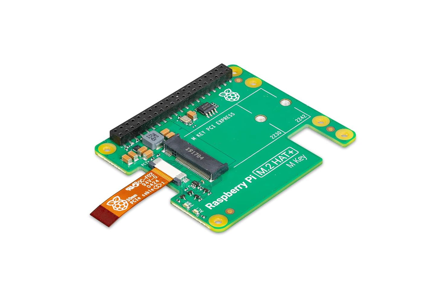 Raspberry Pi M.2 HAT+ for Raspberry Pi 5 (RPI-MD2-HATP), SC1166