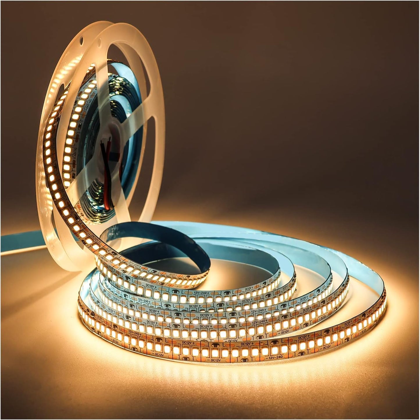 5 Meter LED Profile Strip Light | 240 LEDs/Meter High Brightness | Warm White Colour | for Ceiling, Bedroom, Kitchen, Cabinet & Wall Decor