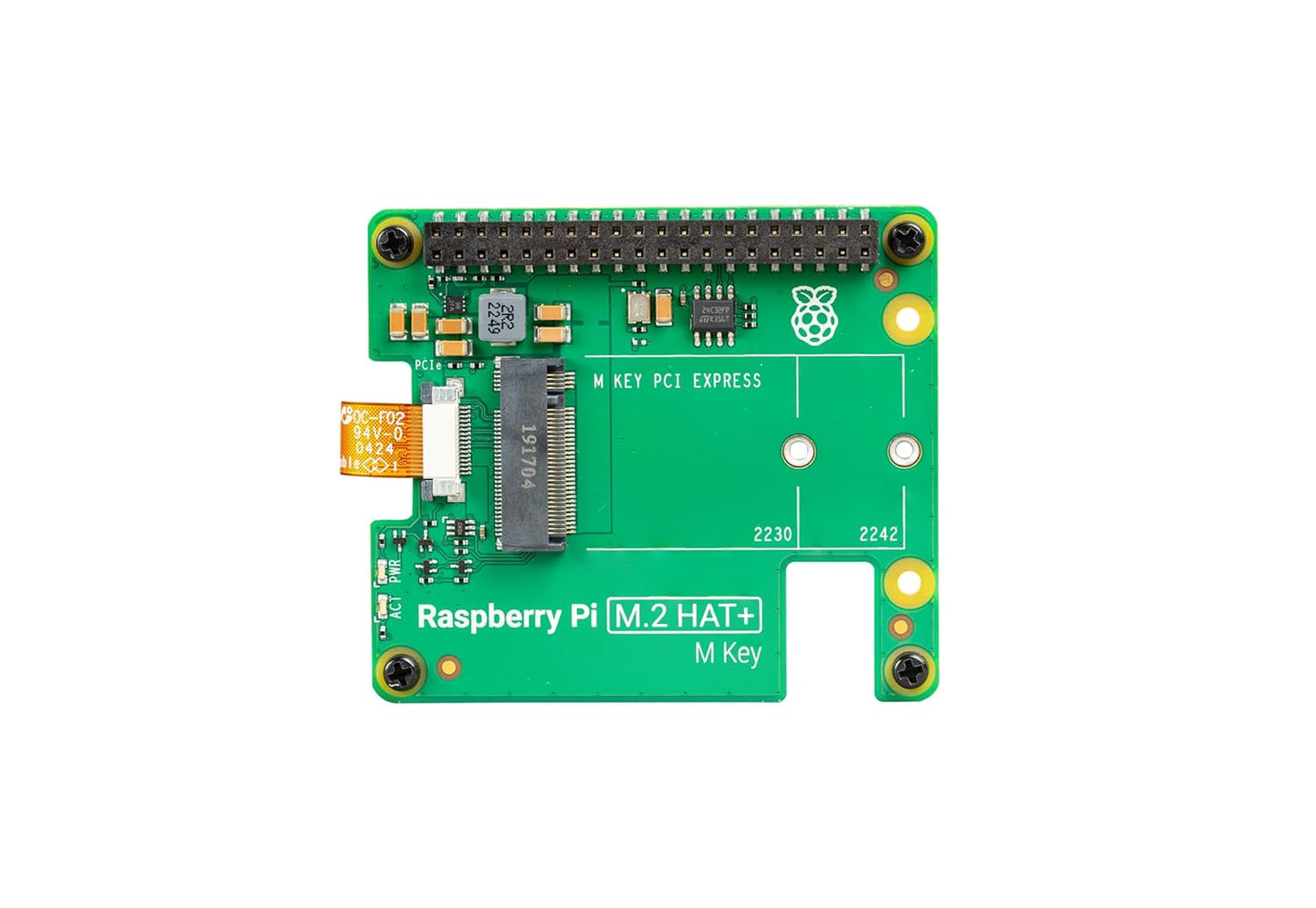 Raspberry Pi M.2 HAT+ for Raspberry Pi 5 (RPI-MD2-HATP), SC1166