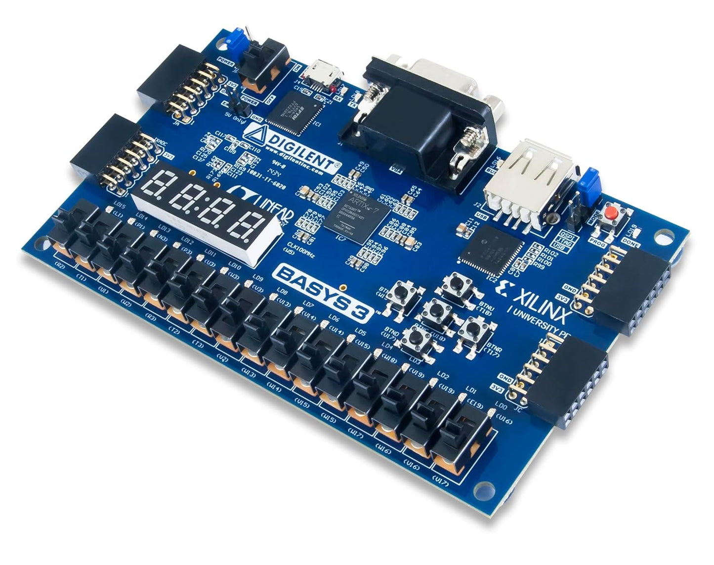 Digilent Basys 3 Artix-7 FPGA Trainer Board