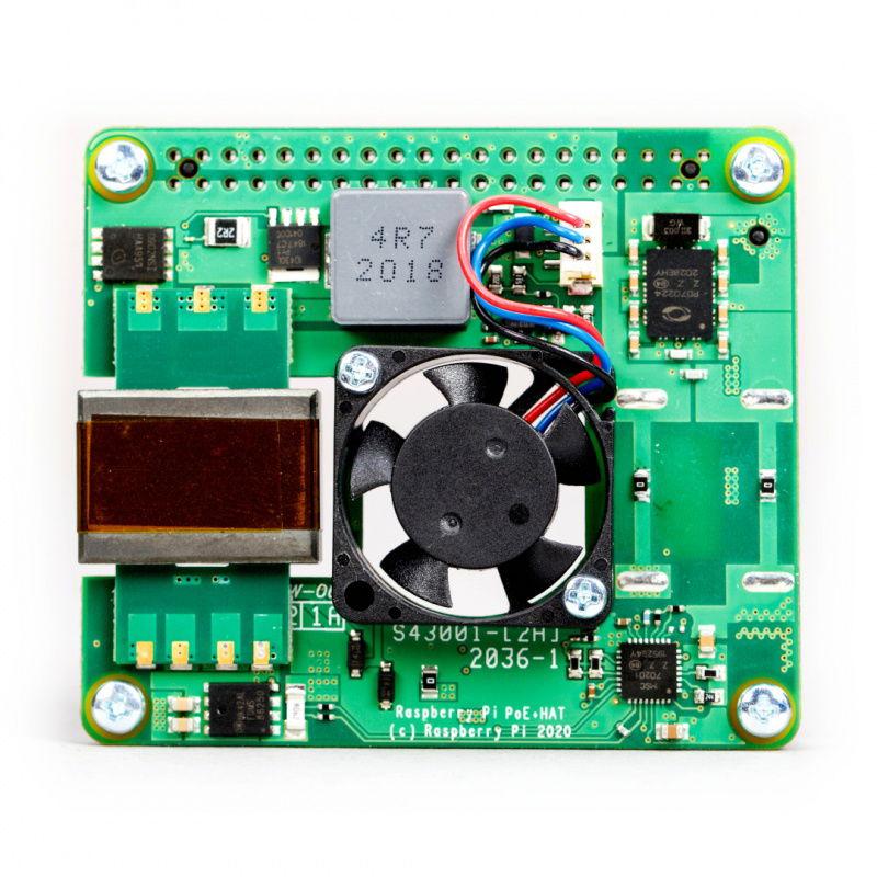 Raspberry Pi POE+ Hat compatible for Raspberry Pi 3B+and Pi 4 Models