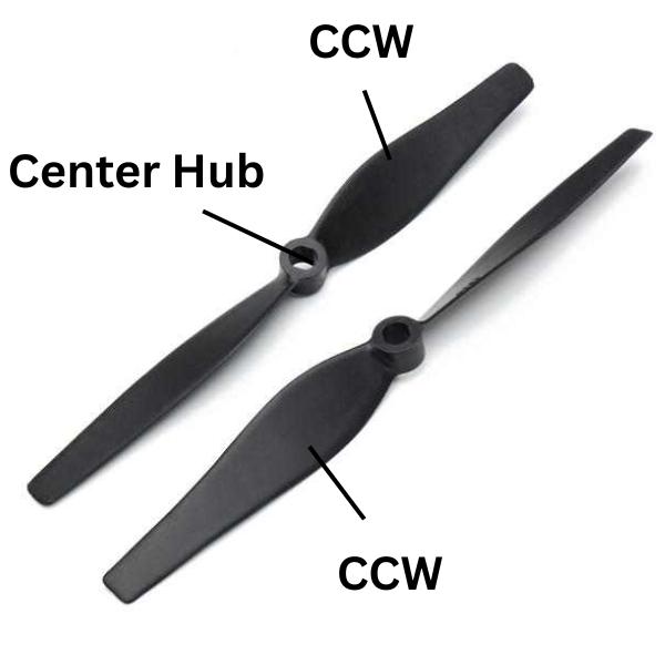 Pro-Range Propellers7038(7X3.8) ABS Black Props 1CW+1CCW-1pair