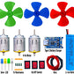 Long Term Useable 3.7 Li-Battery & DC Motor Science Project Kit(23 items) Motor Control Electronic Hobby Kit