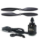 EMAX MT2216 810KV Brushless DC Motor ? Silver Cap (CCW Motor Rotation) with Prop1045 Combo (Original)