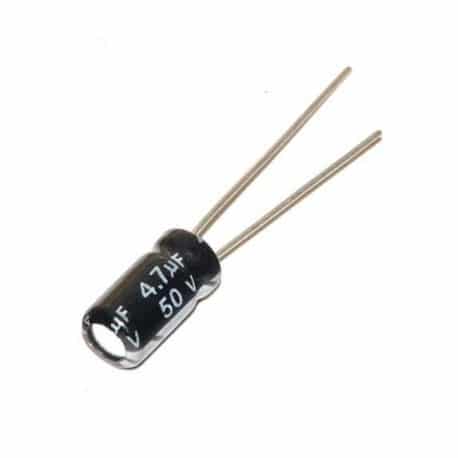 4.7 uF  50V Capacitor (Pack of 5)