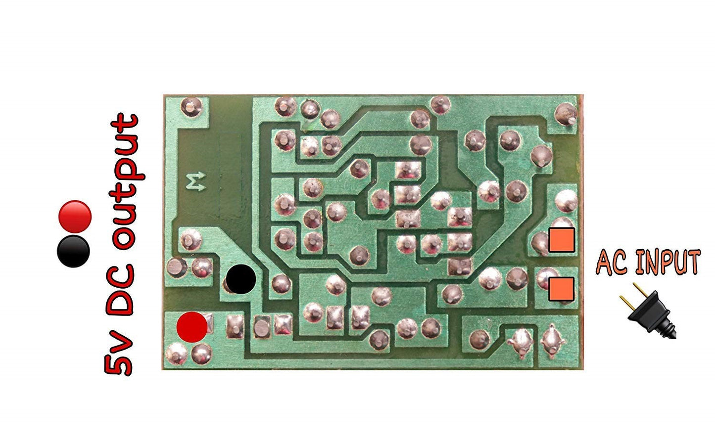 5V 1A AC to DC Power Supply Board